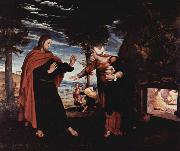 Hans holbein the younger Noli me tangere oil painting on canvas